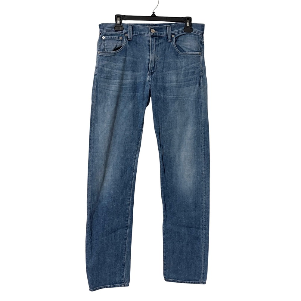Citizens of Humanity Mens 31 Core Straight Leg Jeans Blue Denim Made in USA